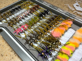 Lively Legz Barbless/ Tungsten Y2K+ Double Trouble Big Fly Box (79 Barbless/ TungstenFlies)